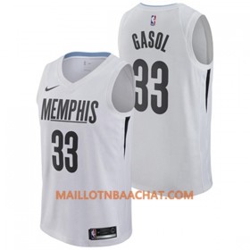 Maillot NBA Memphis Grizzlies Marc Gasol 33 Nike City Edition Swingman - Homme
